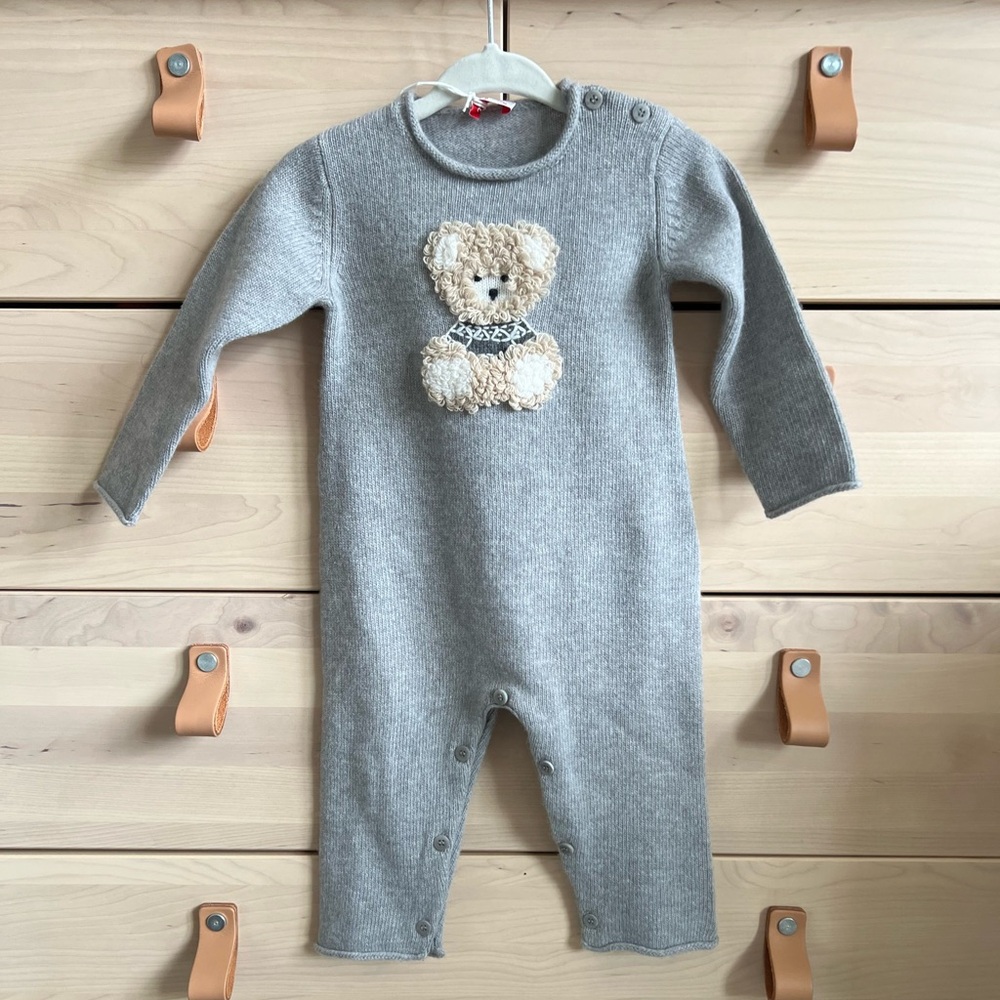 NWT Il Gufo Virgin Lana Wool Romper - 12M